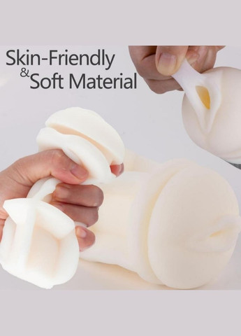 Мастурбатор чоловічий тубус імітація вагінального проникнення,багаторазовий, гіпоалергенний, реалістичний No Brand (337167594)