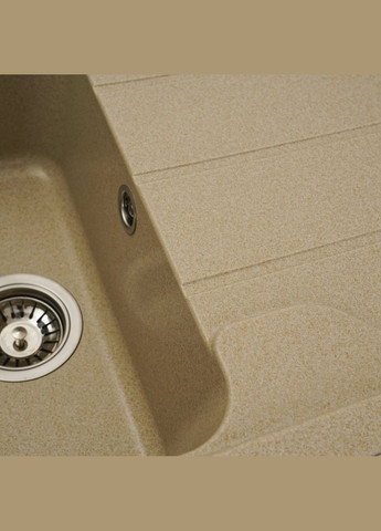 Гранітна мийка для кухні 7850 VERONA матова Сафарі Platinum (269793232)