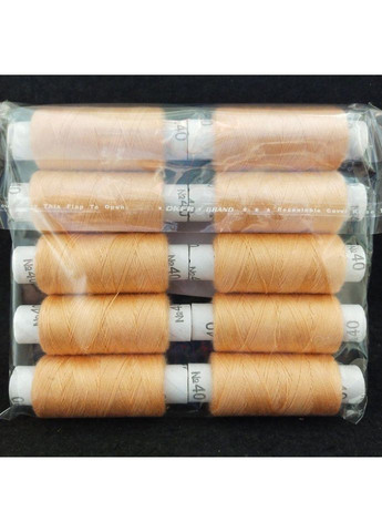 016 Нитки в котушках, для шиття 100% поліестер 40/2 (боб 200м) Plus-plus (354794380)