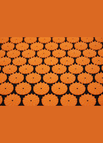 Коврик акупунктурный с валиком Classic Mat Аппликатор Кузнецова XR0111 Black/Orange Cornix xr-0111 (275654164)
