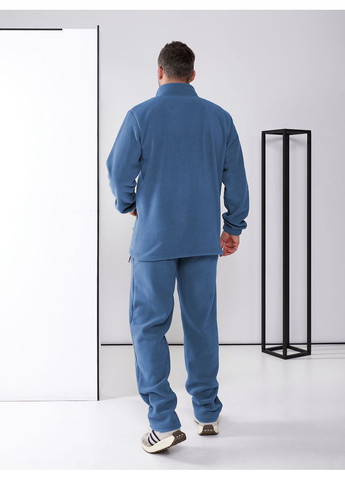 Мужской спортивный флисовый костюм двойка кофта и брюки No Brand (361145619)