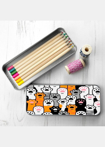 Органайзер для канцелярського приладдя металевий,кейс для дрібниць залізна людина 7*18 см Silver No Brand (309158966)