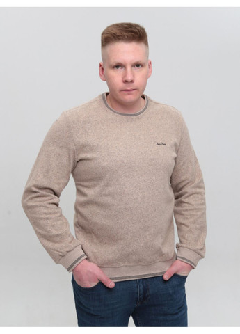 Бежевий джемпер чоловічий бежевий великі розміри джемпер Jean Piere Пряма