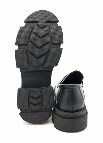 Жіночі туфлі чорні шкіряні HE-17-3 23,5 см (р) Hengji (259299605)