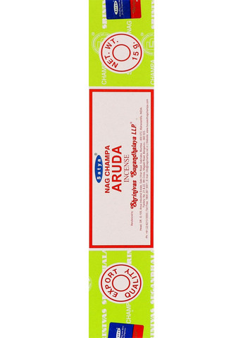 Аромат "Аруда" Nagchampa Aruda Incense Sticks 15g (1334224-31101723) Satya (368638287)