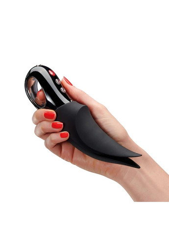 Вібратор для клітора VOLTA black, гнучкий подвійний кінчик Fun Factory (315498195)