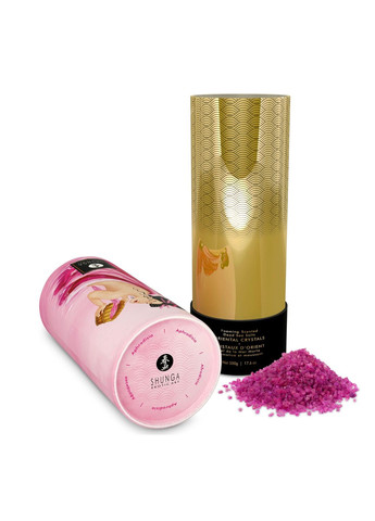 Пенящая соль для ванны Dead Sea salt Oriental Crystals — Rose Petal (500 г), соль Мертвого мо - CherryLove Shunga (339868507)