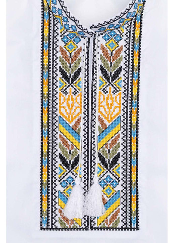 Комбінована вишиванка з довгим рукавом для хлопчика (323487377)