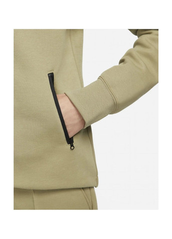 Толстовка жіноча Sportswear Tech Fleece Windrunner Full-Zip Hoodie Olive Nike (365962865)