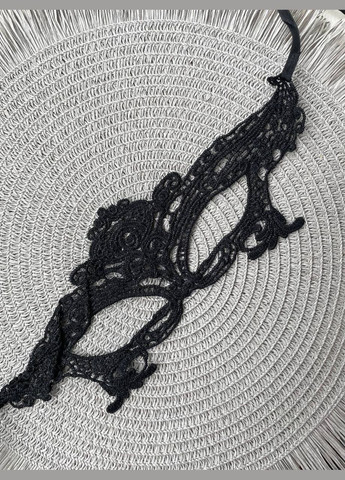 Маска мереживна one size чорний No Brand (322648550)