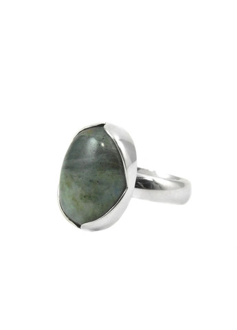 Кольцо Лабрадор 18х14мм, серебро 19 Fursa fashion (322568602)