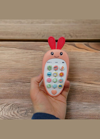 Розвиваюча іграшка "Морковка-телефон" (помаранчева) MIC (290251082)