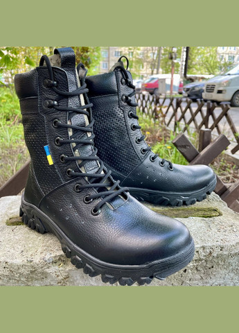 Літні Тактичні Берці Черевики. 36-47р Чорні. Гідрофобна натуральна шкіра! BXLM-1012 No Brand (289384754)