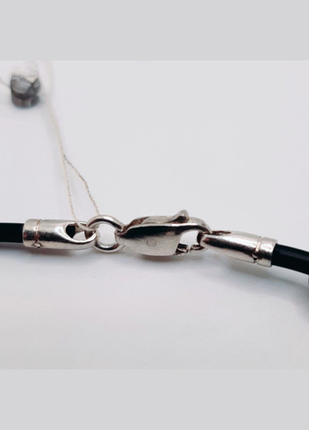 Браслет срібло 925° 3,98г. 19 розмір каучук+5 бочонків (4640) Лазурит (322288861)