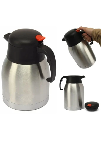 Термос для напоїв Safety Cap 2L Нержавіюча сталь (3_05701) No Brand (395919738)
