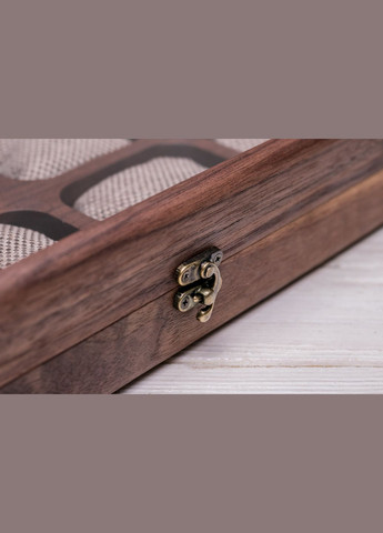 Підставка/органайзер для восьми годинників зі скляною кришкою EcoWalnut (295443824)