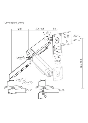 Кронштейн iTech LDT115-C012E (389995415)