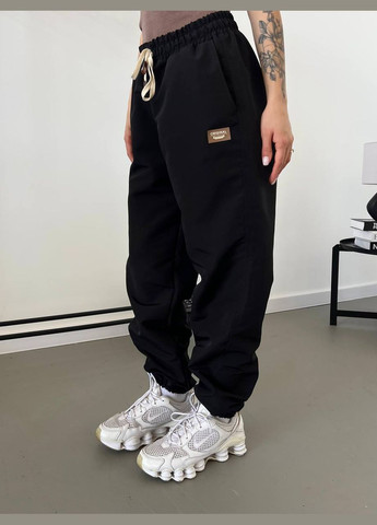 Качественные чёрные штаны карго с двумя карманами из качественной турецкой ткани, штаны карго на резинке и манжетах No Brand 530 (290999223)