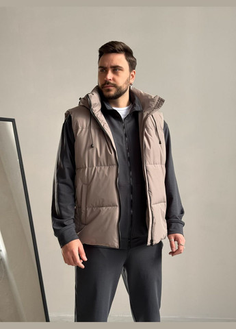 Комплект жилетка сірий беж Easy + костюм Pull без капюшону сірий No Brand (329934134)