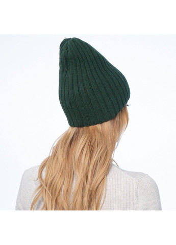 Шапка колпак женская шерсть зеленая LIORA LuckyLOOK 697-776 (322790510)