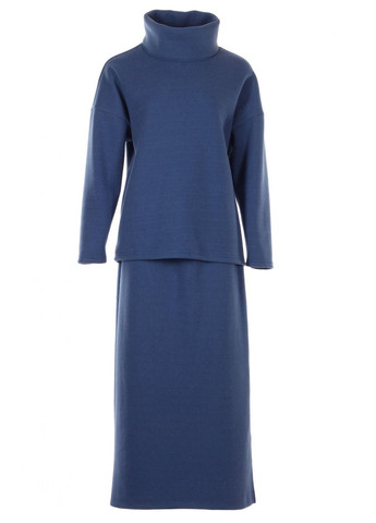 Синяя повседневная утепленная женская юбка (ll147570163) LadyLike