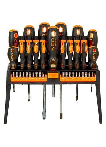Набір викруток (PH, PZ, SL, Torx, HEX, 37 шт) магнітних + біти (23669) Neo Tools (306552072)
