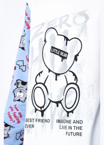 Світло-блакитна зимня піжама для дівчинки (підліткова) Носи своє 6076-024-33-2