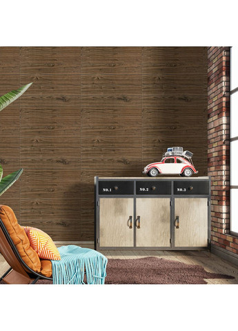 Декоративна 3D панель самоклейка 700х700х5мм Темний дуб (083) SW-00000018 Sticker Wall (362095252)