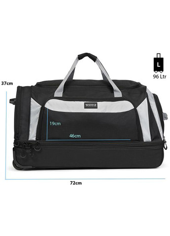 Дорожня сумка Wheelbag Doubleloader Black (603098) TravelZ (323085847)