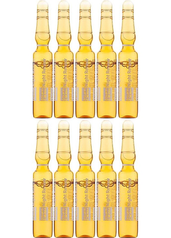 Ночные ампулы для лица против фотостарения Platinum Night Renew Ampollas 10x2ml (763845-47963) MartiDerm (368617045)