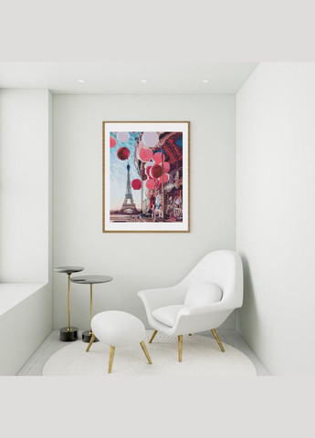 Набір алмазної мозаїки 40х50 Повітряні кульки і Париж SP082 ColorArt (299772359)