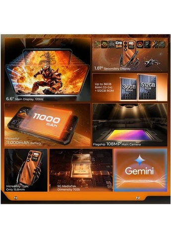 смартфон wp66 12/512gb orange Oukitel (398634235)