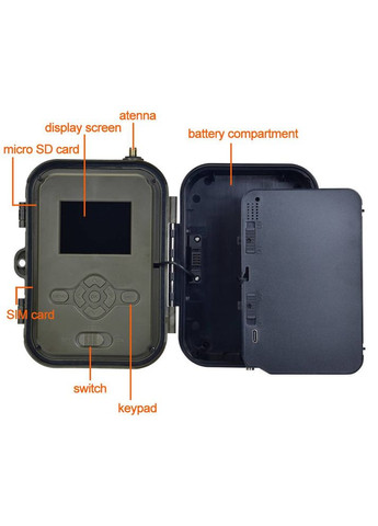 4G фотоловушка HC-940Ultra Li (120MP, 8000mAh, Облако) (1376) Suntek (366735014)