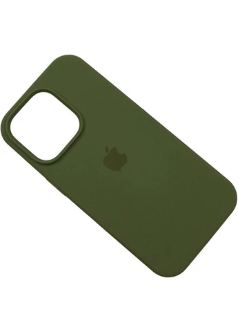 Чохол Silicone Case для Apple iPhone 16 Pro Max Dark Olive AA [114957] No Brand (400884580)