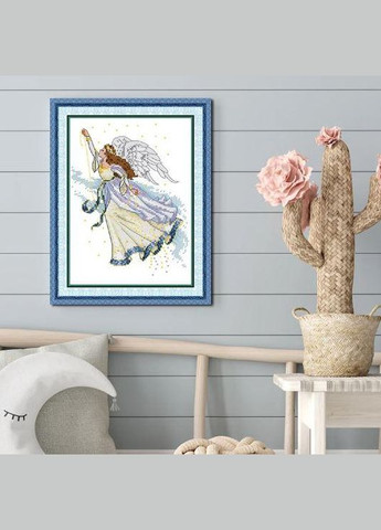 Набор для вышивания по нанесённой на канву схеме "Butterfly Fairy 15". AIDA 14CT printed 19*27 см Joy Sunday (313613102)