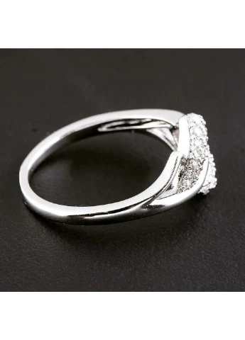 Кольцо с кристаллами медзолото родий р.16 Xuping Jewelry (384280870)