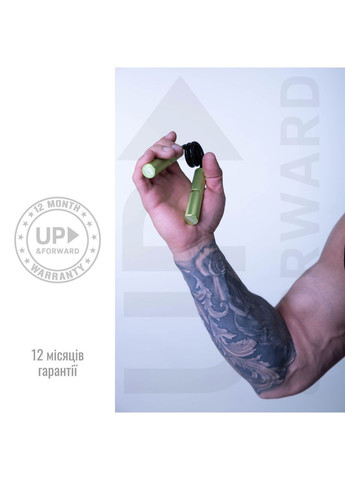Еспандер кистьовий +2X PVC накладки 130 кг Зелений (2240996108) Up & Forward (366890927)