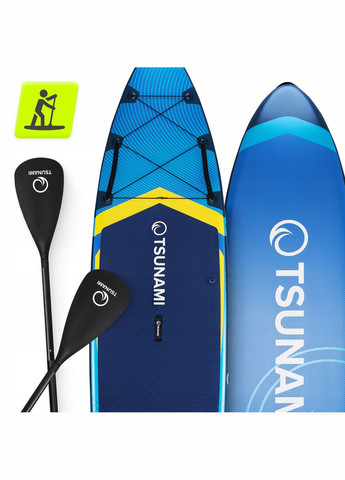 Надувная SUP доска PRO 350 см с веслом T13 (P-5905973405614) TSUNAMI (334629432)