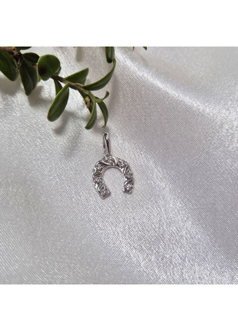 Срібна підвіска Підкова з Каменями срібло 925 проби Родоване 3183р 1.80г Nobrand (372792895)