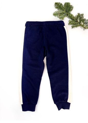 Спортивні штани джогери 98 см синій артикул Л734 H&M (316055725)