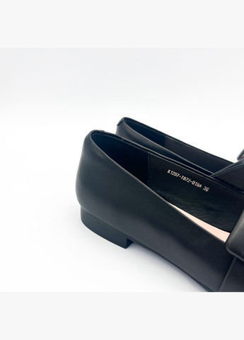 Женские балетки (р) кожа 0-1-1-k-1257-t-872-019a Danler | чёрные (328835668)