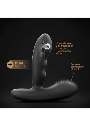 Масажери простати P-Stroker, 11,2 см (чорний) Dorcel (374623539)