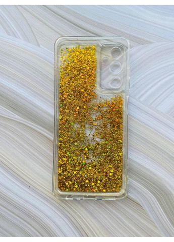 Чехол с плавающими блестками на Samsung Galaxy A35 (A356) Золотой Creative (360704218)