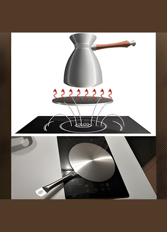 Адаптер-перехідник для індукції з ручкою 19.5 см Kamille (370673878)