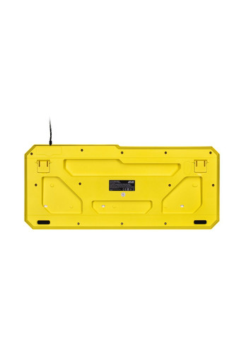 Клавиатура мембранная KG315 110key, USBA, EN/RU, RGB, желтый 2E Gaming (314927337)