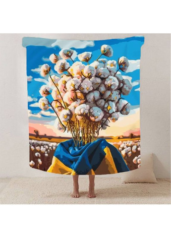 Плед 3D патриотический "Сонячна Сичова бавовна" 13275 135х160 см FlexDress (368762644)