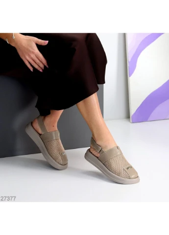 Шкіряні босоніжки No Brand (398923440)
