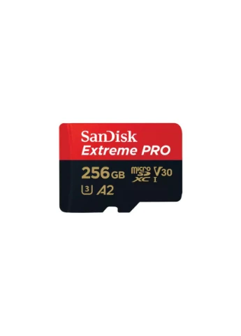 MicroSDXC (UHS1 U3) Extreme Pro A2 256Gb class 10 V30 (R200MB/s,W140MB/s) (adapter) SanDisk (315349790)