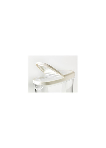 Контейнер із кришкою для сухих продуктів прозорий білий 1.3 л IKEA (272150506)