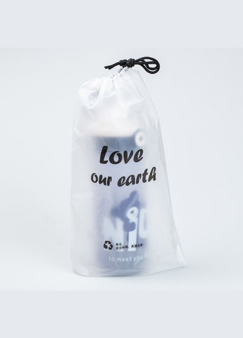 Пляшка для води 620 мл з трубочкою Синя HP17300BL Happy Life (305389880)